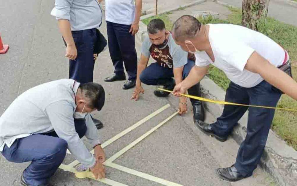 Dilarang Parkir di Kawasan Tugu Soekarno Palangka Raya