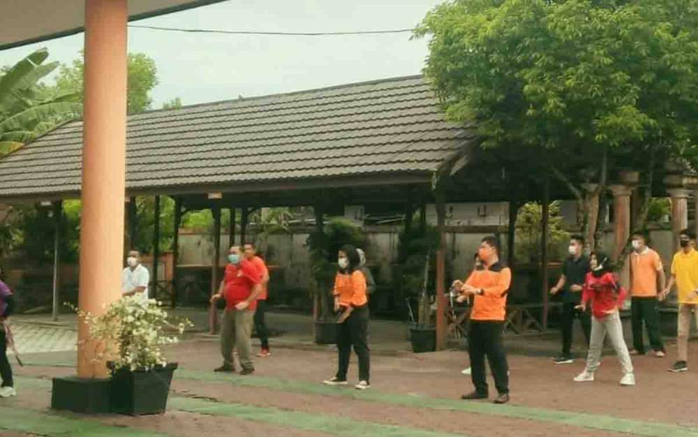 Ini Cara Personel BPBPK Kalteng Jaga Imunitas Tubuh