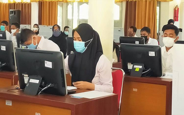Sesi Pertama SKD CASN Kotim Sempat Tertunda 2 Jam Karena ini