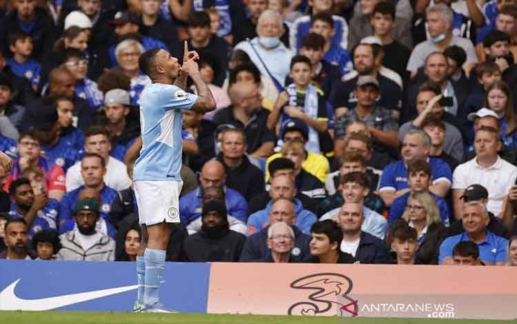 Gabriel Jesus Antar Manchester City Torehkan Kekalahan Perdana Chelsea