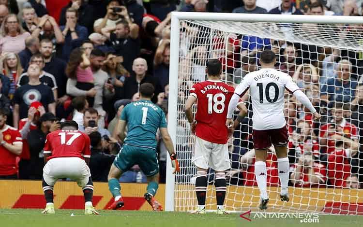 Sudah Dapat Penalti, Manchester United Tetap Kalah Lawan Aston Villa