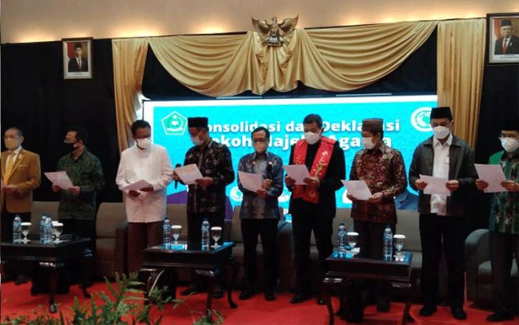 Sejumlah Majelis Keagamaan Deklarasi Agama-agama untuk Indonesia Damai