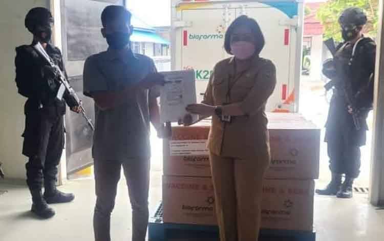Pemprov Kalteng Kembali Terima 18.750 Vial Vaksin Covid-19