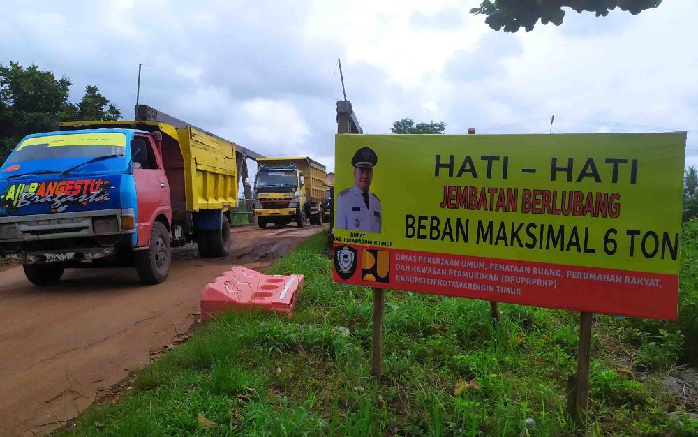 Dishub Kotim akan Tindak Angkutan Plat Non KH