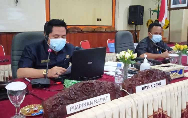 DPRD Barito Timur Bahas Nota Keuangan dan Raperda APBD Perubahan 2021