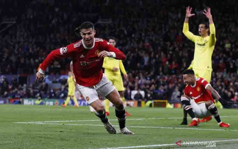 Gol Larut Ronaldo Beri MU Kemenangan Dramatis 2-1 Atas Villarreal