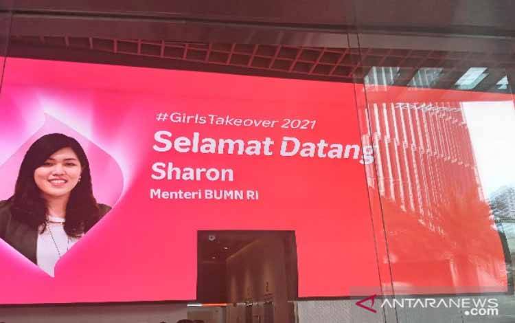 Sharon Florencia Gantikan Erick Thohir Selama Sehari