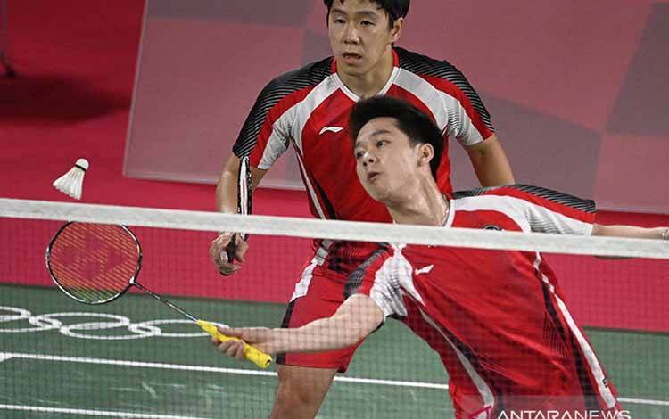 Kekalahan Marcus/Kevin Membuat Indonesia Tertinggal 0-1 dari Malaysia