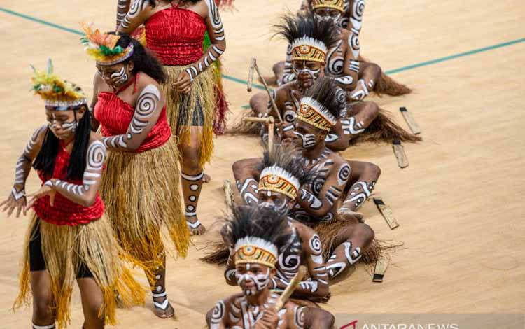 Mengenal Tarian Penyambutan Pangkur Sagu dalam PON Papua