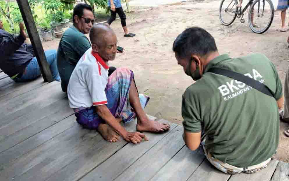 Kunjungi Korban Serangan Buaya di Basirih Hilir, BKSDA Lakukan Hal ini