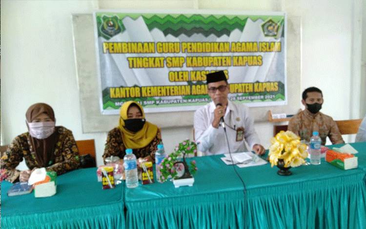 Kemenag Kapuas Dorong Guru PAI Proaktif Kembangkan Kompetensi