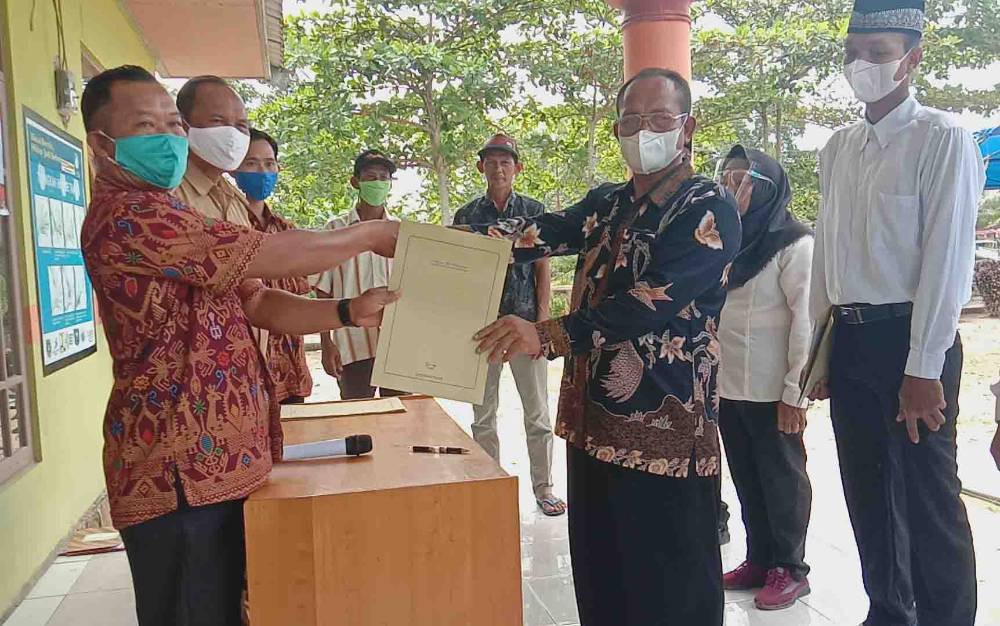 Camat Kapuas Kuala Harapkan Kerja Sama BPD Wargo Mulyo untuk Bangun Desa