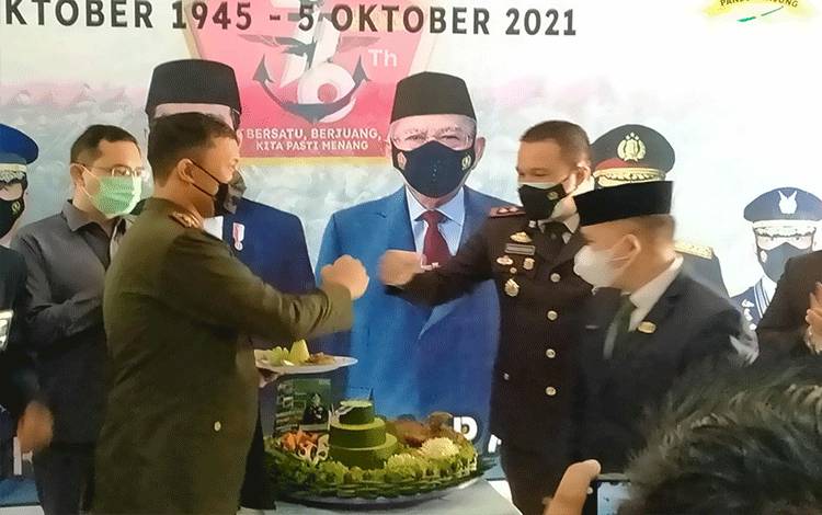 Pesan Dandim Kuala Kapuas Pada HUT TNI