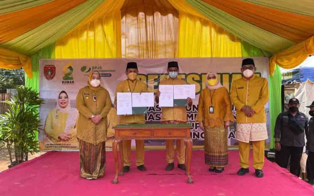 Pasar Sungai Bulin Jadi Pilot Project Pasar Sadar Jaminan Sosial Ketenagakerjaan
