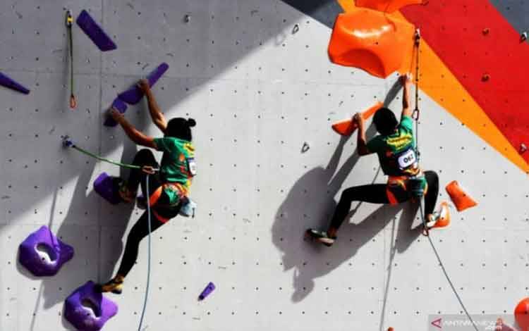 Tim Panjat Tebing Jatim Masih Memimpin Klasemen Medali