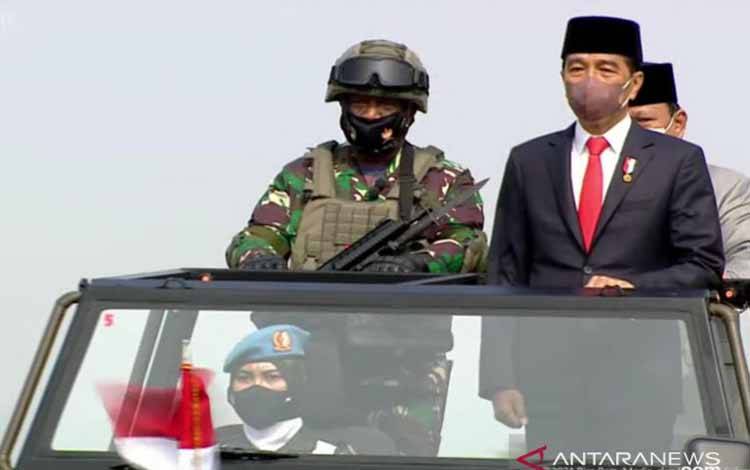 Presiden Jokowi Tetapkan 3.103 Orang Komponen Cadangan TNI