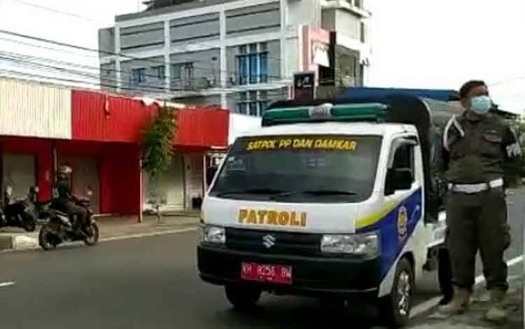 Satpol PP dan Damkar Kapuas Ajak Disiplin Prokes dan Sukseskan Vaksinasi