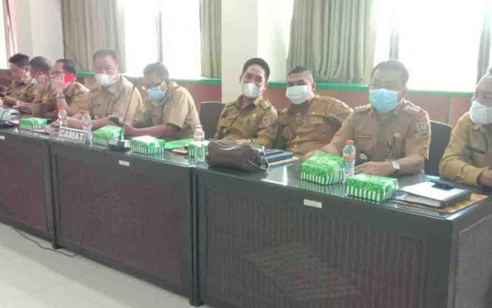 Wakil Bupati Katingan Pimpin Rapat Evaluasi Pascabanjir