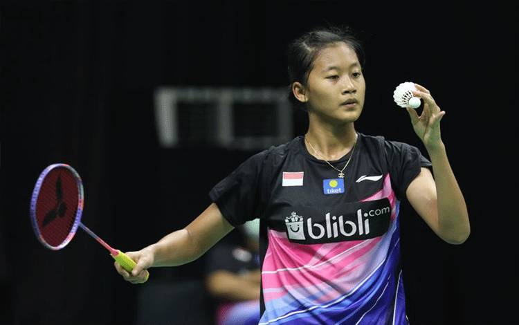 Tunggal putri Putri Kusuma Wardani mengalahkan Gregoria Mariska Tunjung dengan skor 21-17, 5-21, 21-18 dalam ajang Simulasi Piala Uber 2020 yang digelar di Pelatnas PBSI Cipayung, Jakarta Timur, Kamis (10/9/2020). (Tim PBSI)