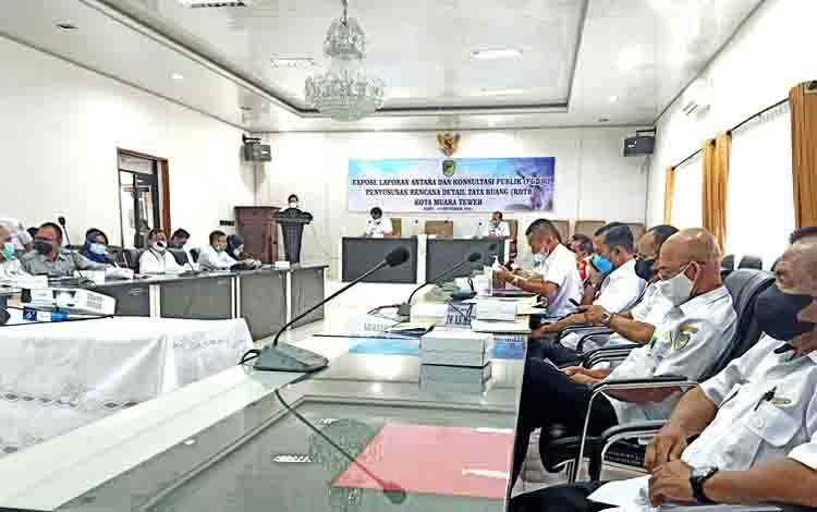 Pemkab Barito Utara Ekspose Laporan Antara dan Konsultasi Publik ke 2 Penyusunan RDTR