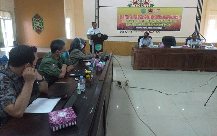 Pemkab Pulang Pisau dan Kemitraan Gelar FGD Karhutla
