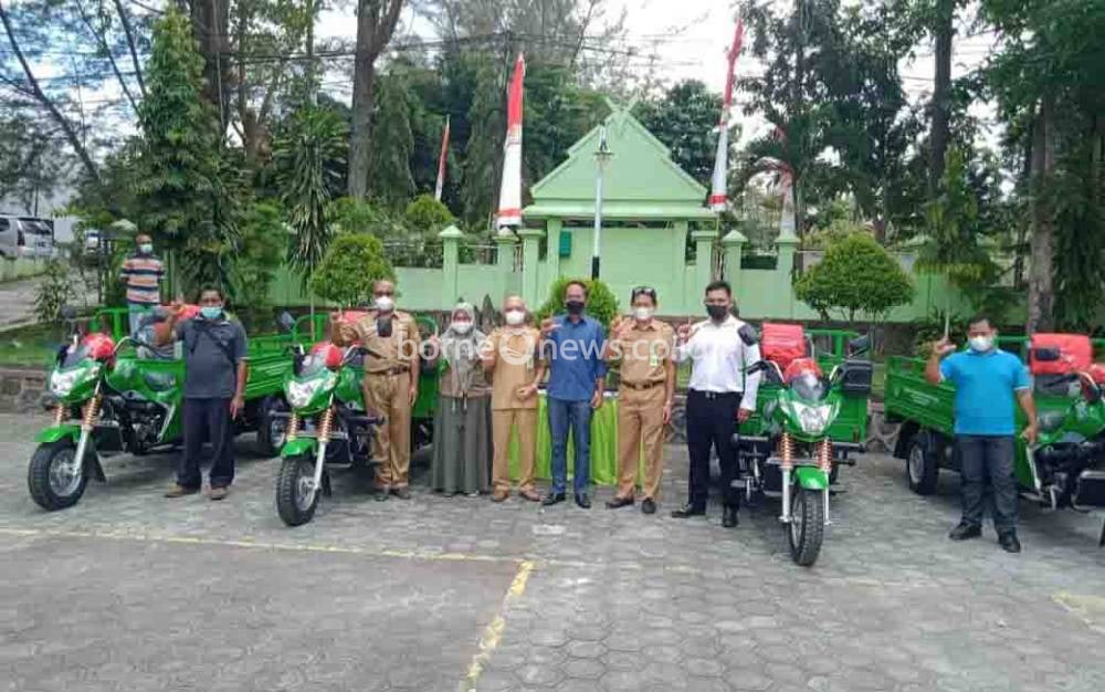 Penerima Bantuan Angkutan Sampah di Kobar Diharapkan Bertanggungjawab