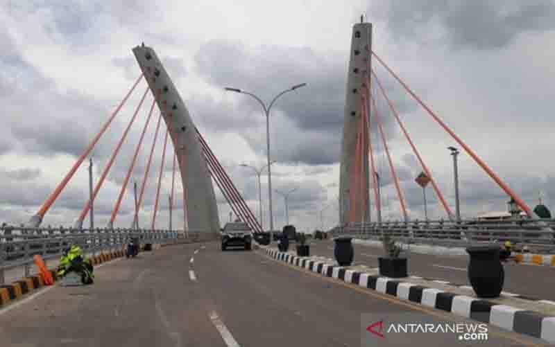 Presiden Jokowi Resmikan Jembatan Alalak Batola 21 Oktober