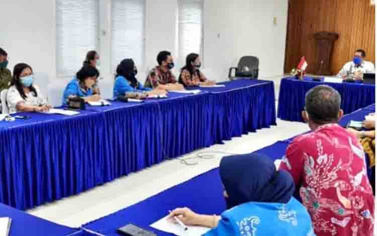 Rapat terbatas Dislutkan Kalteng.