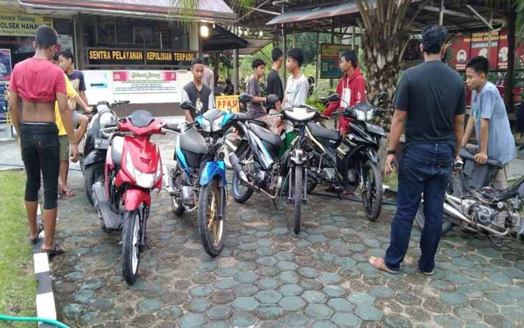 Balapan Liar, Puluhan Remaja Diamankan di Seruyan
