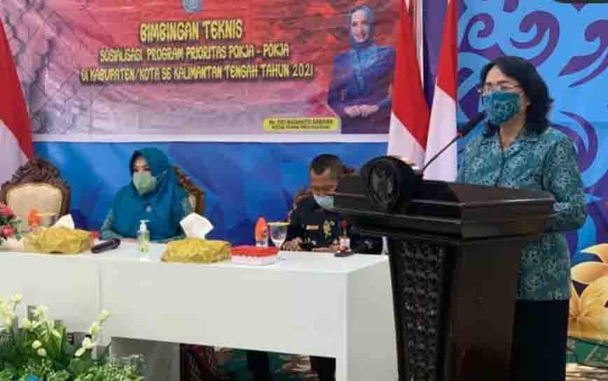 TP PKK Barito Utara Gelar Bimtek dan Sosialisasi Prioritas Program Pokja