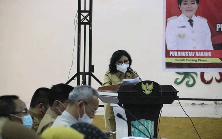 Bupati Pulang Pisau Pimpin Rakordal Triwulan III