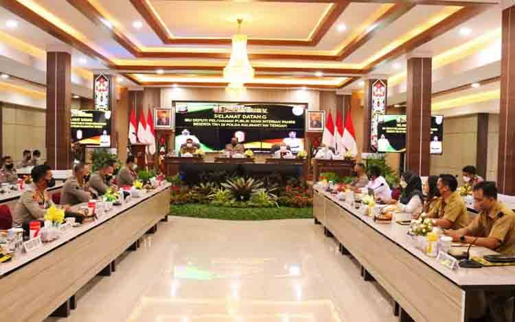 Kapolda Kalteng Ekspos Pelayanan Publik dengan Kementerian PAN RB