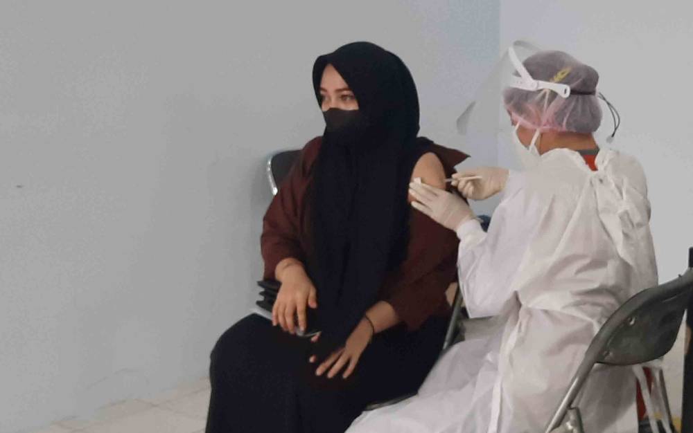 Vaksinasi Dosis Pertama di Kobar Capai 110 Ribu Orang