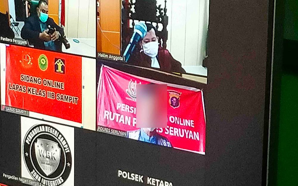 Jaka Sunarjo alias Joko terdakwa kasus sabu