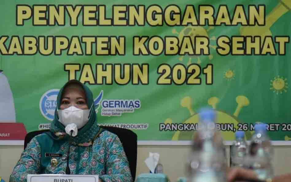 Bupati Kotawaringin Barat Nurhidayah.