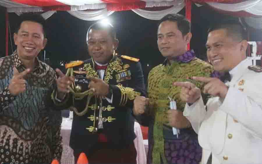 Bupati Barito Utara Hadiri Pisah Sambut Danrem 102 Panju Panjung
