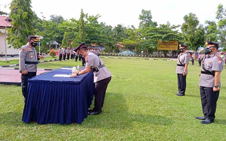 Kasatlantas Polres Barito Timur Berganti AKP Sugeng Dapat Promosi ke Polres Kapuas