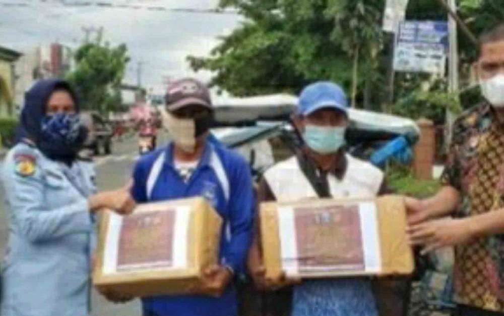 Sambut Hari Dharma Karyadhika, Rutan Kuala Kapuas Bagikan Sembako