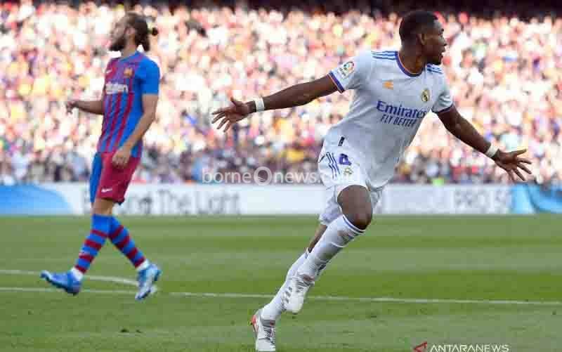Real Madrid Taklukkan Barcelona 2-1 di Camp Nou
