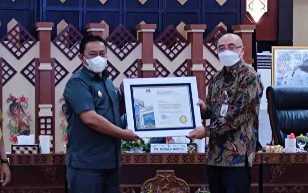 Pemprov Kalteng Terima BKN Award 2021