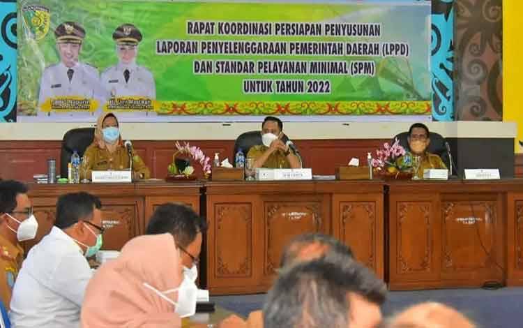 Pimpin Rakor LPPD, Ini Harapan Wali Kota Palangka Raya