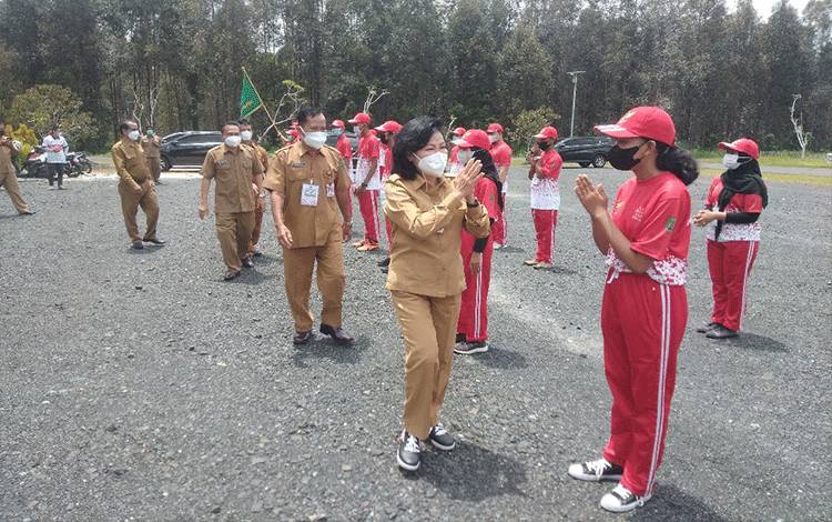Bupati Pulang Pisau Kontingen IBAB Kalteng 2021