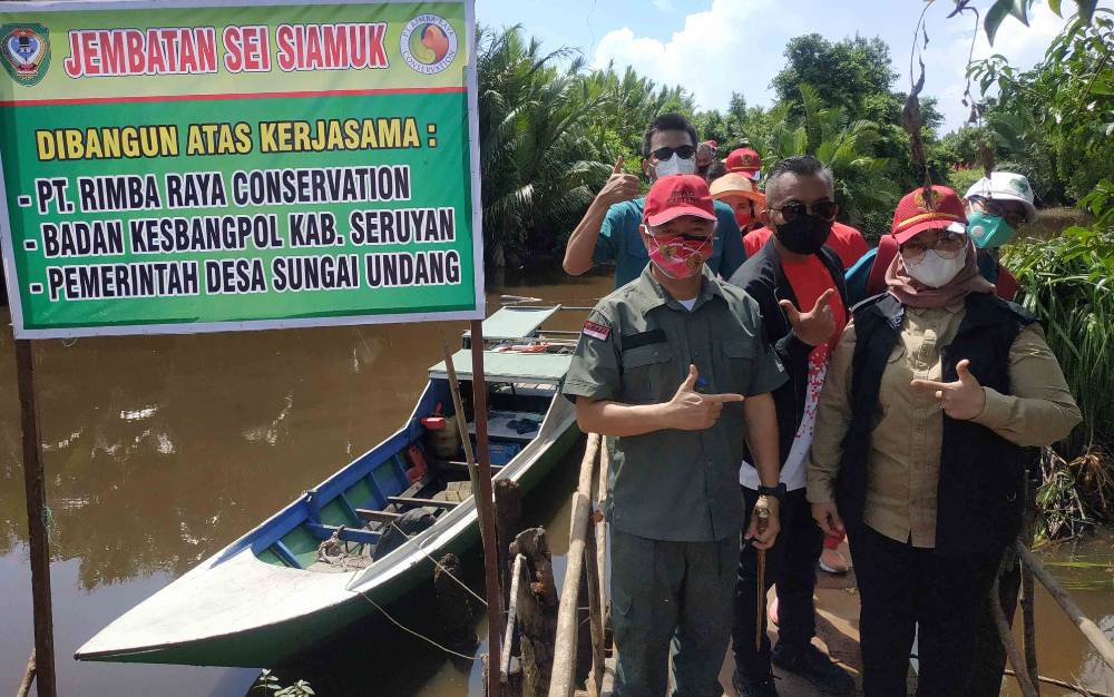 Bangun Jembatan Sei Siamuk, Bupati Seruyan Apresiasi Peran Rimba Raya Conservation