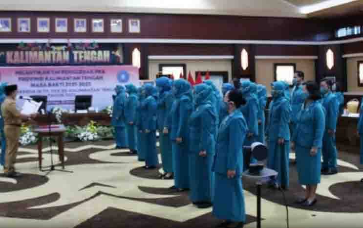Hj Sri Hidayati Nadalsyah Kembali Dilantik Sebagai Ketua TP-PKK Kabupaten Barito Utara