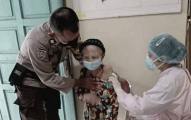 Capaian Vaksinasi Dosis Pertama di Kobar 62 Persen