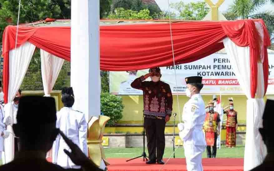 Dipimpin Wabup, Upacara Peringatan ke 93 Hari Sumpah Pemuda Digelar Pemkab Kobar