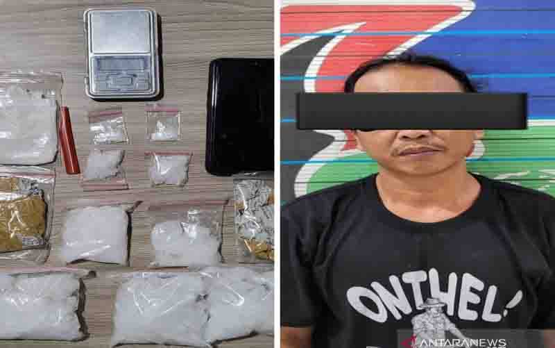 Polresta Banjarmasin Gagalkan Peredaran 377,69 Gram Sabu