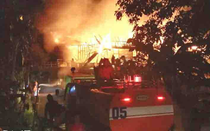 3 Rumah di Kawasan PBB Muara Teweh Terbakar