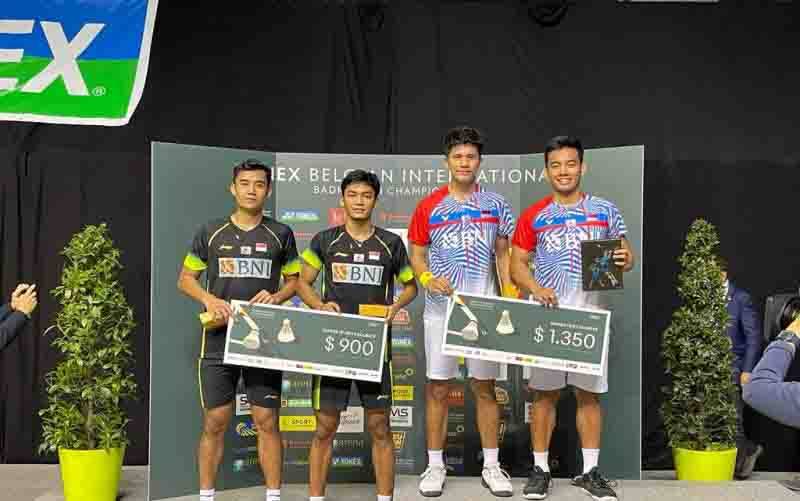 Ganda Putra Pram/Yeremia Raih Gelar Juara di Belgia