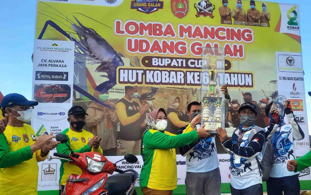 Lomba Mancing Udang Galah Bupati Cup II di Kotawaringin Barat Sukses Digelar